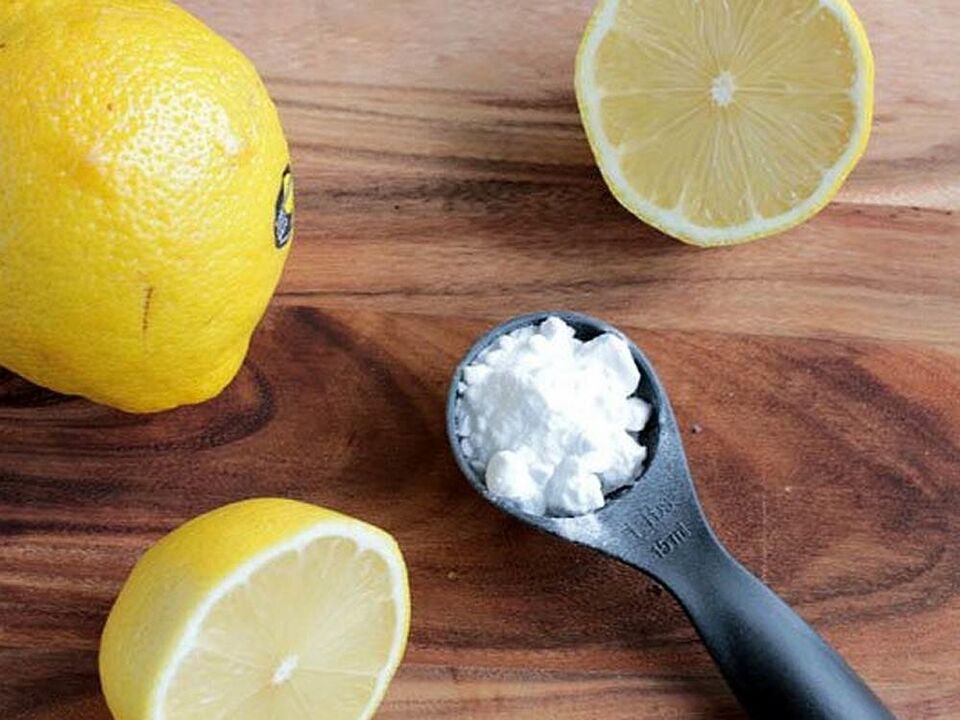 cytryna i soda na grzybicę paznokci